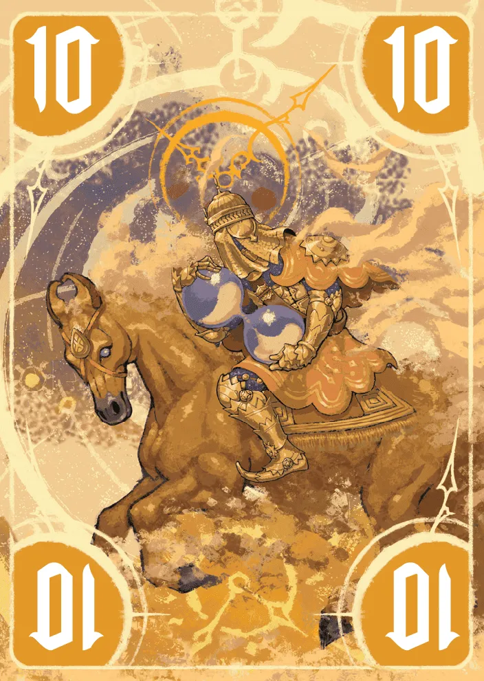 Apocalypse - Carte cavalier : le Temps