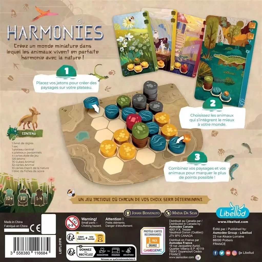 Harmonies - dos boite